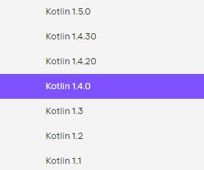 Kotlin 1.4.0 开始不再需要手动添加对标准库(stdlib)的依赖