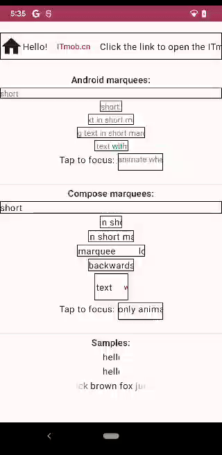 Jetpack Compose 怎样实现跑马灯效果（Marquee）