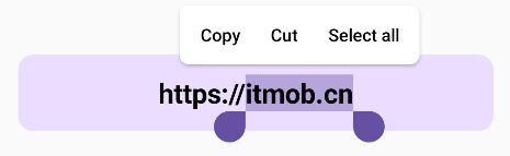 Default selection colors