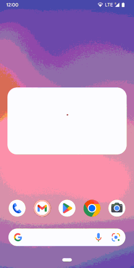how to display loading view when creating widget using jetpack glance?